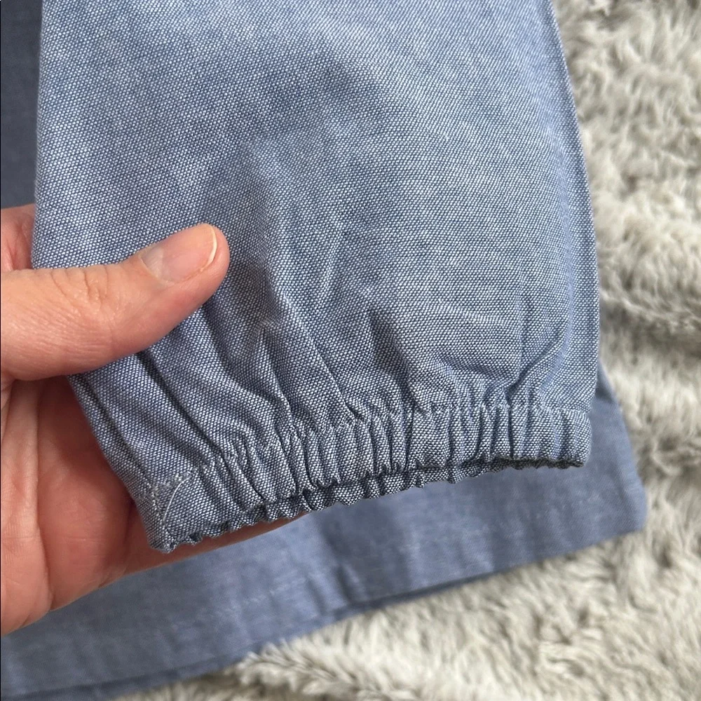 Carters Kids Blue Ruffle Blouse size 8